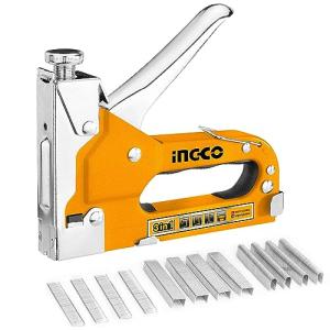 INGCO ガンタッカー 3in1 ハンドタッカー 替針600本付き ステープルガン HSG1405｜kirelab-net