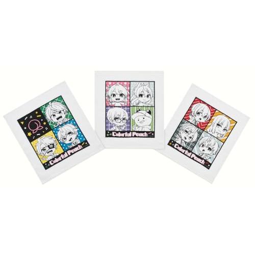 スケーター(Skater) おしぼり タオル 3枚セット カラフルピーチ 25 OAC1T