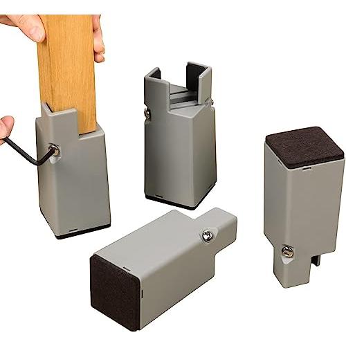 BOIVSHI 高さ調整 継ぎ脚 テーブル 脚 継ぎ足し 4個セット こたつ 継ぎ足 机 たかさ調節...