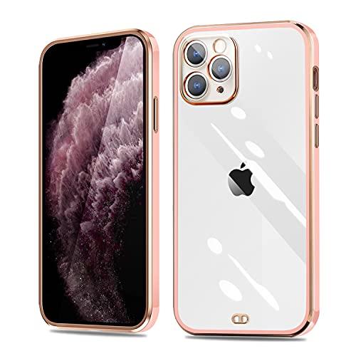 iPhone11Pro ケース クリア 耐衝撃 透明 TPU 落下防止 防塵 薄型 軽量 一体型 変...