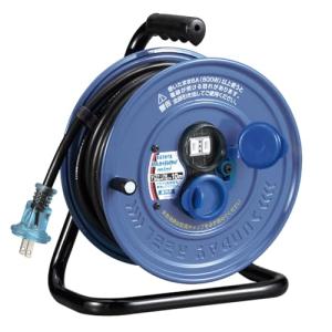 ハタヤ (HATAYA) コードリール 小型 屋外用 (防雨型) 100V型 コード10m 太さ1.25? 標準型 温度センサー内蔵 (電線溶解｜kirelab-net