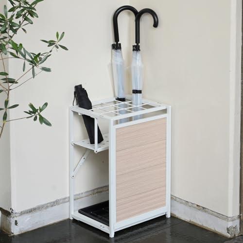 山善(YAMAZEN) 傘立て 折り畳み傘対応 軽量 折りたたみ完成品 傘たて 12本用 屋外 幅3...