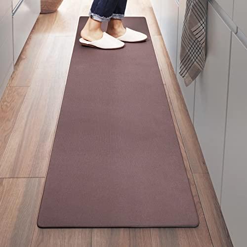 Tydle 拭ける！キッチンマット 60×180cm 低反発 厚さ6mm 洗濯不要 滑り止め PVC...