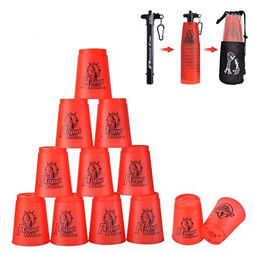 スポーツスタッキング カップ Cyfie スピードスタックス 二代目 12個セット Flying C...