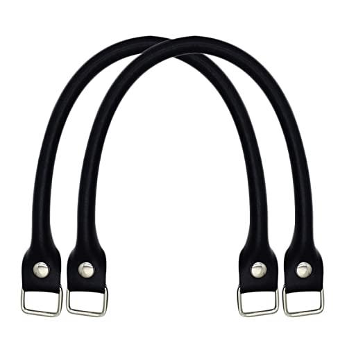 サムコス かばん 持ち手 D菅付き 本革 取っ手着脱 2個セット バッグ用ハンドル ストラップ 修理...