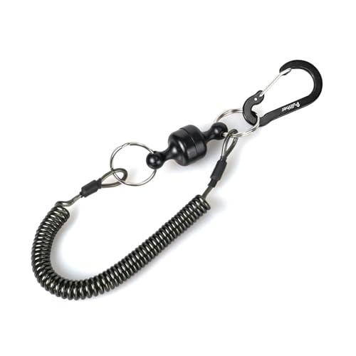 Pullther マグネットリリーサー タモ網用 渓流釣り ランディングネット 耐荷重約2kg