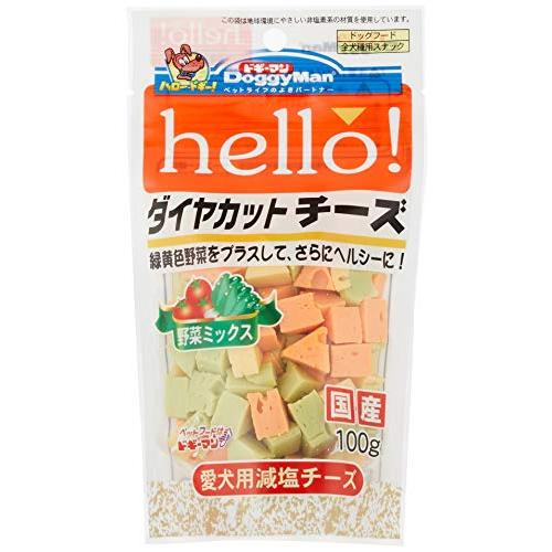 ドギーマン 犬用おやつ hello! ダイヤカットチーズ チーズ 100g×6個 (まとめ買い)