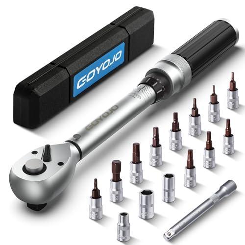 GOYOJO トルクレンチ プレセット型 16点セット 差込角(1/4インチ) 2-24N.m 両回...