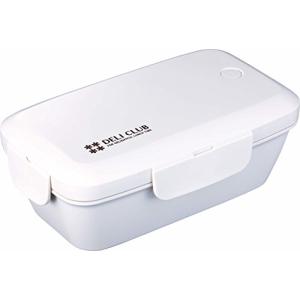 アスベル お弁当箱1段510mL デリクラブ TLB-510 ホワイト 3546｜kirelab-net