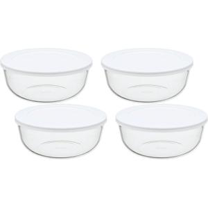 iwaki(イワキ) 耐熱ガラス 保存容器 L 1.3L ×4個セット パックぼうる KBC4160-W1｜kirelab-net