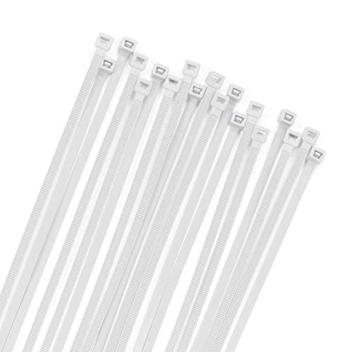 XINGO 100個 幅4.8mm 長さ300mm 結束バンド屋外 高耐久 22KGS 引張強度 タ...