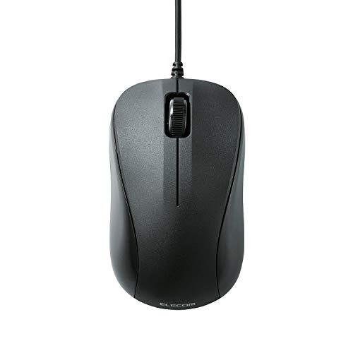 エレコム マウス 有線 Sサイズ 小型 3ボタン USB 光学式 ブラック ROHS指令準拠 M-K...