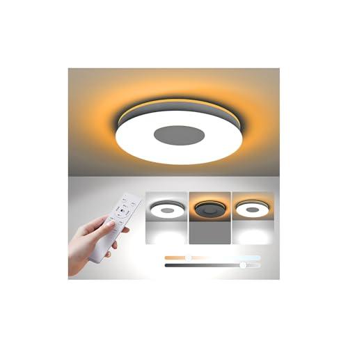 Antree LEDシーリングライト 8畳~10畳 38W 4600LM 高輝度 間接光常夜灯 調光...