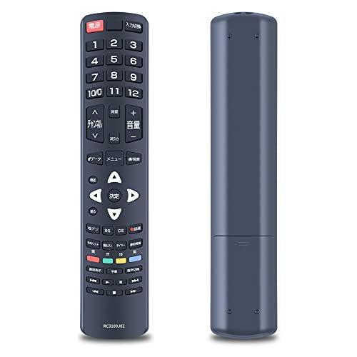 AVTVA テレビ代用リモコン replace for RC3100J02 TCL 液晶テレビ リモ...