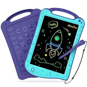 HOMESTEC AstroDraw お絵かきボード 高輝度 カラフルスクリーン 繰り返し書いて消せるボード 子供 おもちゃ 幼児教育 学習 落｜kirelab-net