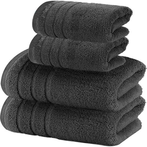 AYO バスタオル フェイスタオル 綿100% ホテル仕様 4枚セット ふわふわ 速乾 瞬間吸水 無...