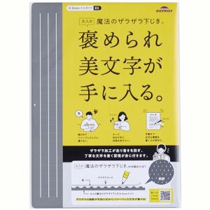 レイメイ藤井 下敷き 大人の魔法のザラザラ下じき B5サイズ グレー U1256N｜kirelab-net