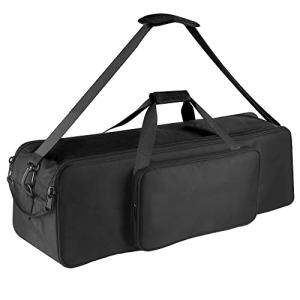 Hemmotop 三脚ケース 80x21x21cm 三脚バッグ 望遠鏡ケース 大容量 クッション性良い ライトスタンドケース ダブルファスナー｜kirelab-net