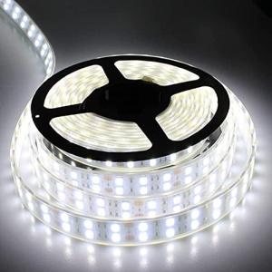 高輝度LEDテープライト 5m 防水 24V 600連SMD5050 二列式 カバー付 白 ホワイト 白ベース 正面発光 漁船/船舶/トラック/｜kirelab-net