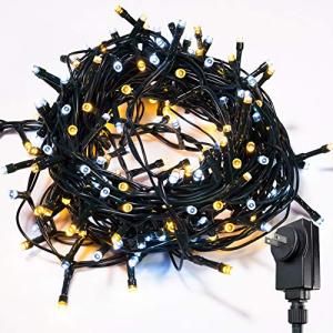 200 LEDストリップ二色デザイン 13メートル深緑線 は8種のモデルとメモリー機能付きで、室内外の装飾（イルミネーションライト）――クリスマ｜kirelab-net