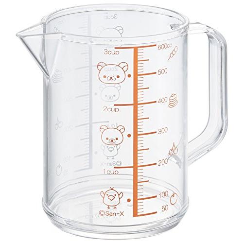 OSK(オーエスケー) 計量カップ リラックマ メジャーカップ 大 600ml 日本製 目盛り付 熱...