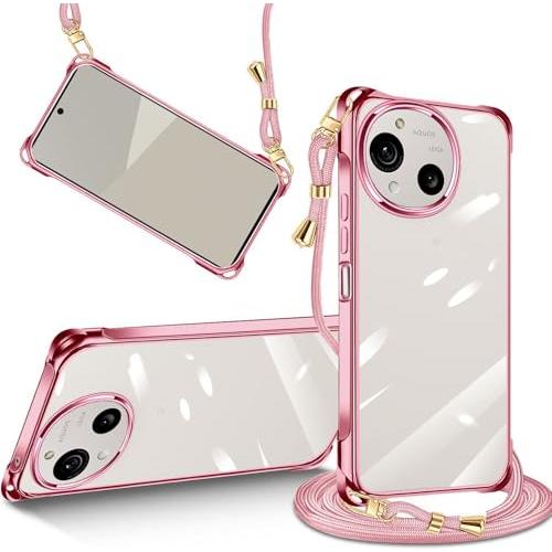 tuulaasii For SHARP AQUOS R10 ケース R9 ケース クリア ショルダー...