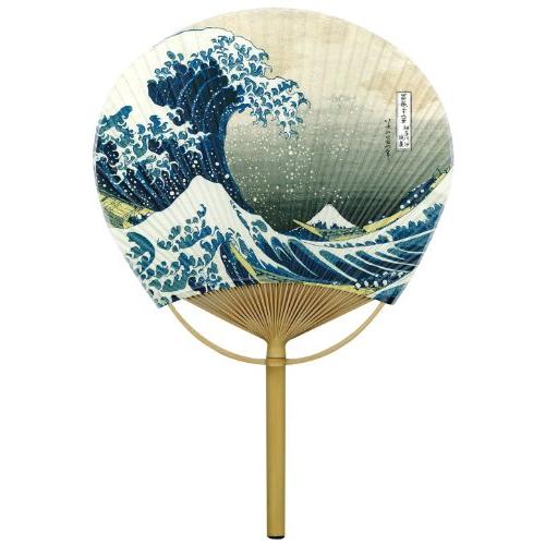 四国団扇 うちわ 北斎(波浪) 約28×41cm