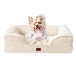 EHEYCIGA 犬 ベッド 冬 ペットベッド 防水 猫 ベッド 洗える 犬用 クッション 高反発 取り外せるカバー 滑り止め オールシーズン｜kirelab-net