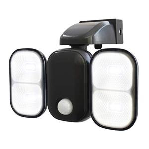 DAISHIN USB充電式LEDセンサーライト2灯式 DLC-1T200 1回の充電で約120日使用 取付場所自由 明るさ300ルーメン 電気｜kirelab-net