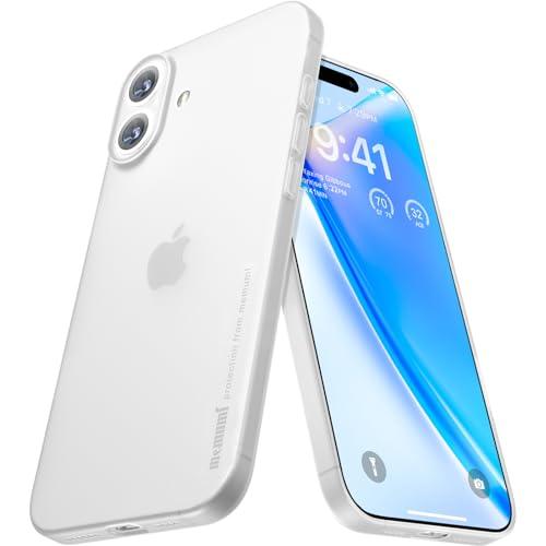 「0.3mm極薄」iPhone 16対応ケース memumiマット質感 オリジナル設計 指紋防止 傷...