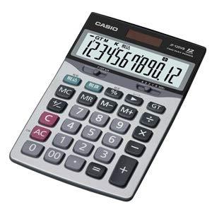 カシオ 卓上タイプ 12桁 電卓ジャストサイズCASIO 本格実務電卓 JF-120VB-N｜kirelab-net