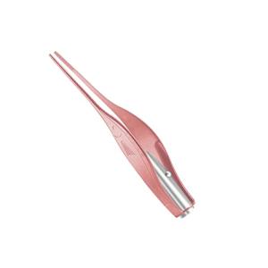 YFFSFDC LEDライト付き耳かき ピンセットローズゴールド 耳掃除 子供用 極細先端 ステンレス製 ピンセットタイプ ミミ光棒 はっきり見｜kirelab-net