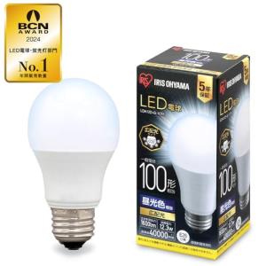 E26アイリスオーヤマ LED電球 100W形相当 昼光色 口金直径26mm 広配光 密閉器具対応 LDA12D-G-10T6｜ルミナスエイト ヤフー店