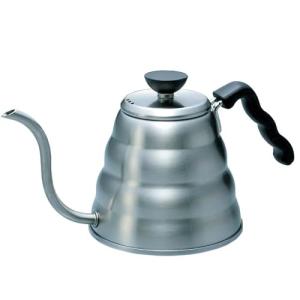 HARIO(ハリオ) V60 ドリップケトル・ヴォーノ 実用容量800mL 直火/IH対応 ヘアラインシルバー 日本製   贈り物 VKBR-1｜kirelab-net