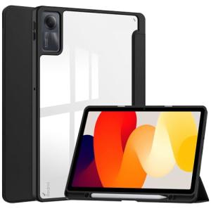 2023年発売 Redmi Pad SE 11インチ ケース 背面クリア 透明 ペンホルダー付き redmi pad se カバー タブレットケ｜kirelab-net