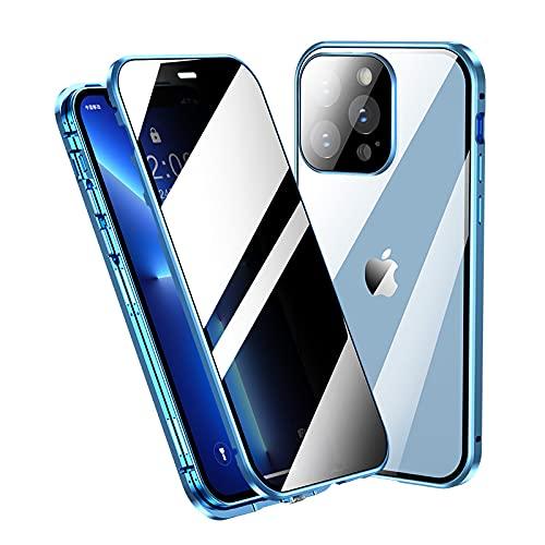 KMXDD ロック付き 覗き見防止 iPhone14Plus ケース フルカバー カメラ保護 全面カ...