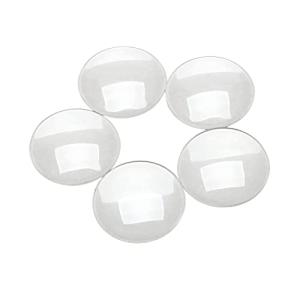 ガラスカボション 40mm クリアガラス 半球 円形 ラウンドビーズ ペースター DIY 工芸品 ハンドメイド ジュエリー用 透明ドーム 拡大レ｜kirelab-net