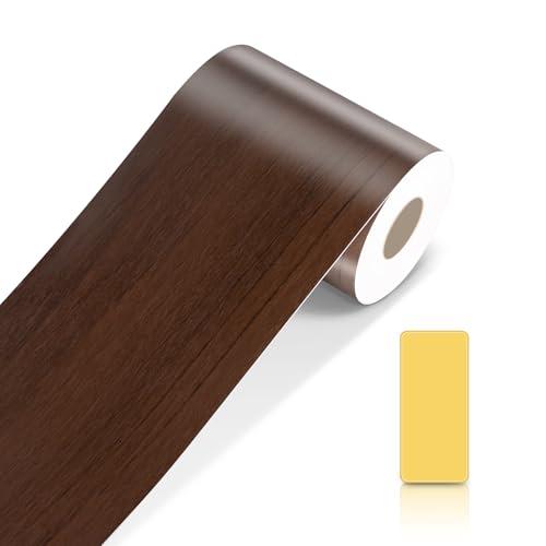 マスキングテープ 木目 茶色 厚手 10m 幅広10cm 強い粘着力 壁紙シール 窓枠用 リメイクシ...