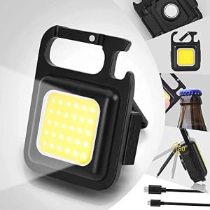 ミニ 投光器 led COB ライト 小型 作業灯 USB充電式 キーホルダー式 軽量 IP66防水 高輝度 800ルーメン 4種点灯モード 強｜kirelab-net