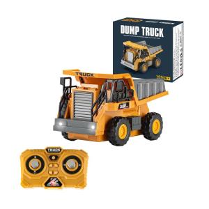 ARRISHOBBY 1:64 ?ミニダンプトラック 建設車両 超信地旋回 四輪駆動 亜鉛合金荷台 大人・子供向けおもちゃ アプリ操作 技適認証