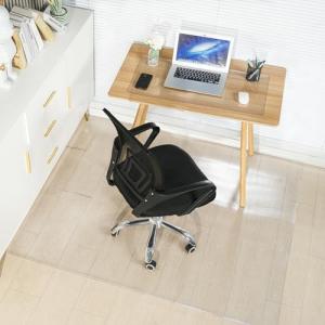 チェアマット 透明 100×180cm クリア 床保護マット 厚み1.5mm PVC 汚れ防止 床保護 お手入れ簡単 床暖房対応 滑り止め付｜kirelab-net