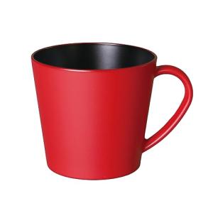 台和(Daiwa) マグカップ 350ml レッド 1個入 食洗機対応 電子レンジ対応 北欧 モダン 箱入  日本製 Sha美(シャビー) SB｜kirelab-net