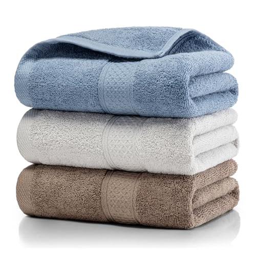 HomeFirst バスタオル 3枚セット 70ｘ140cm ホテル仕様 ふわふわ タオル 綿100...