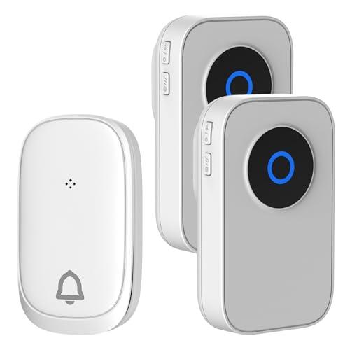 AOYIKO ワイヤレスチャイム ドアベル 自動発電 玄関チャイム 電池不要 防水防塵 工事不要 3...