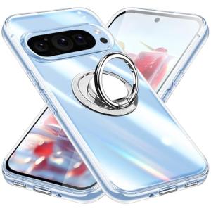 Google Pixel 9 ケース クリア リング付き TPU Google Pixel 9 Pro カバー 専用 黄変防止 耐衝撃 薄型 車｜kirelab-net