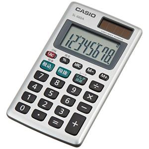 カシオ パーソナル電卓 税計算 マルチ換算 カードタイプ 8桁 SL-660A-N｜kirelab-net