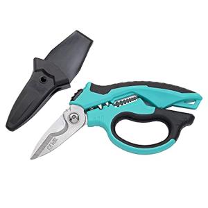 C.Jet Tool 電工ハサミ ステンレス鋼製 電気技師 電気工事用 角度付き 倍力型 強力 はさみ 金属 電気ケーブル ワイヤー 切断工具｜kirelab-net