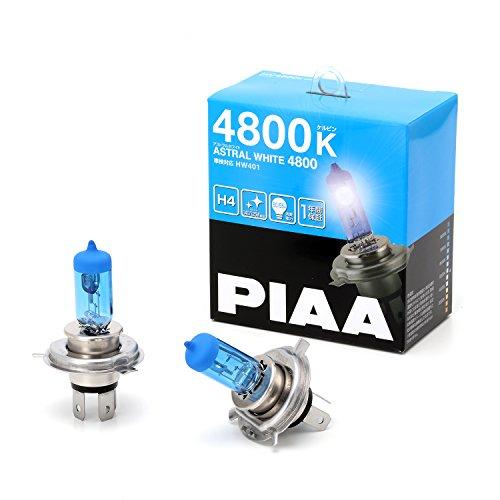 PIAA ヘッドランプ/フォグランプ用 ハロゲンバルブ H4 4800K アストラルホワイト 車検対...