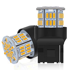 12V-24V車用 T20 シングル球 アンバー バックライト/テールランプ LEDバルブ LEDライト LEDランプ54連3014SMD 汎用｜kirelab-net