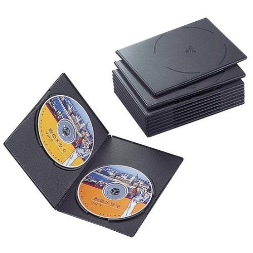 エレコム CCD-DVDS06BK スリムDVDトールケース